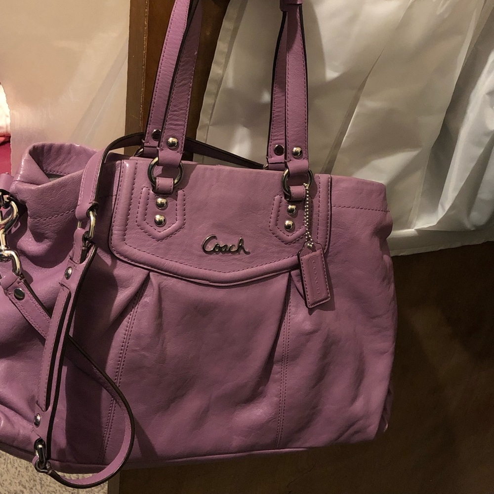 Lavender Coach Purse